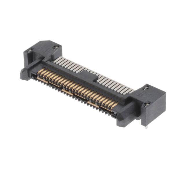 SAMTEC 矩形连接器 - 阵列/边缘型/夹层式（板对板） QRM8-026-01-L-RA-GP