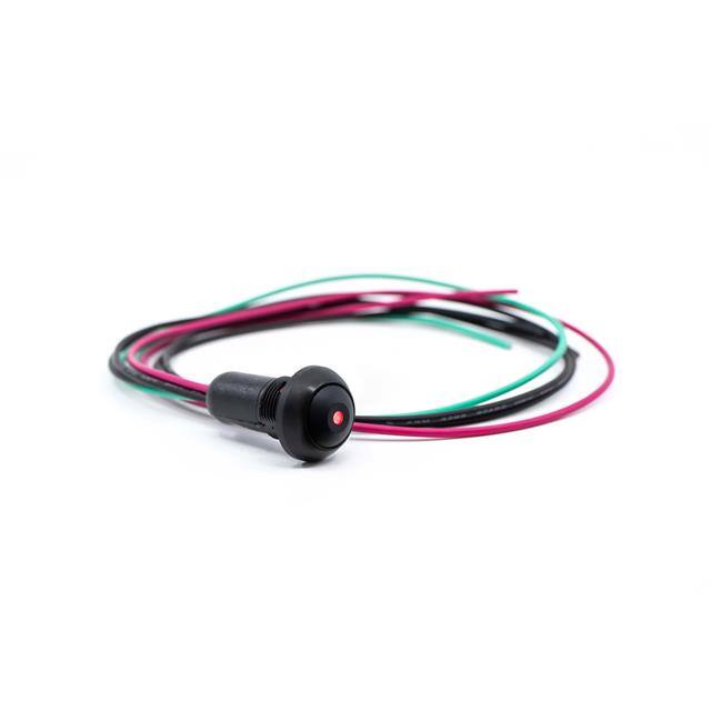 E-SWITCH 按钮开关 RP8100B2W1CEBLKBLKRED