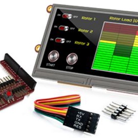4D SYSTEMS LED显示器件 ULCD-43DT-AR