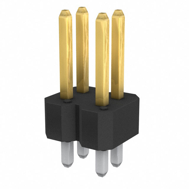 AMPHENOL 矩形连接器 - 针座 - 公插针 77313-801-04LF