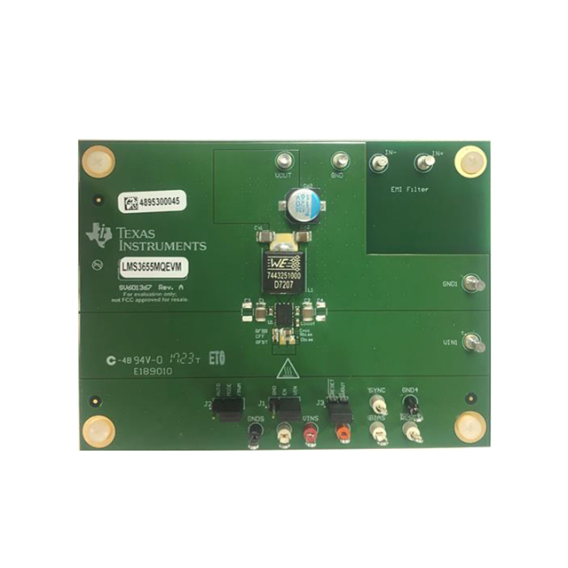 TEXAS INSTRUMENTS DC-DC稳压器 LMS3655MQEVM