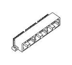 TE CONNECTIVITY 矩形连接器 - 针座 - 公插针 353110-6