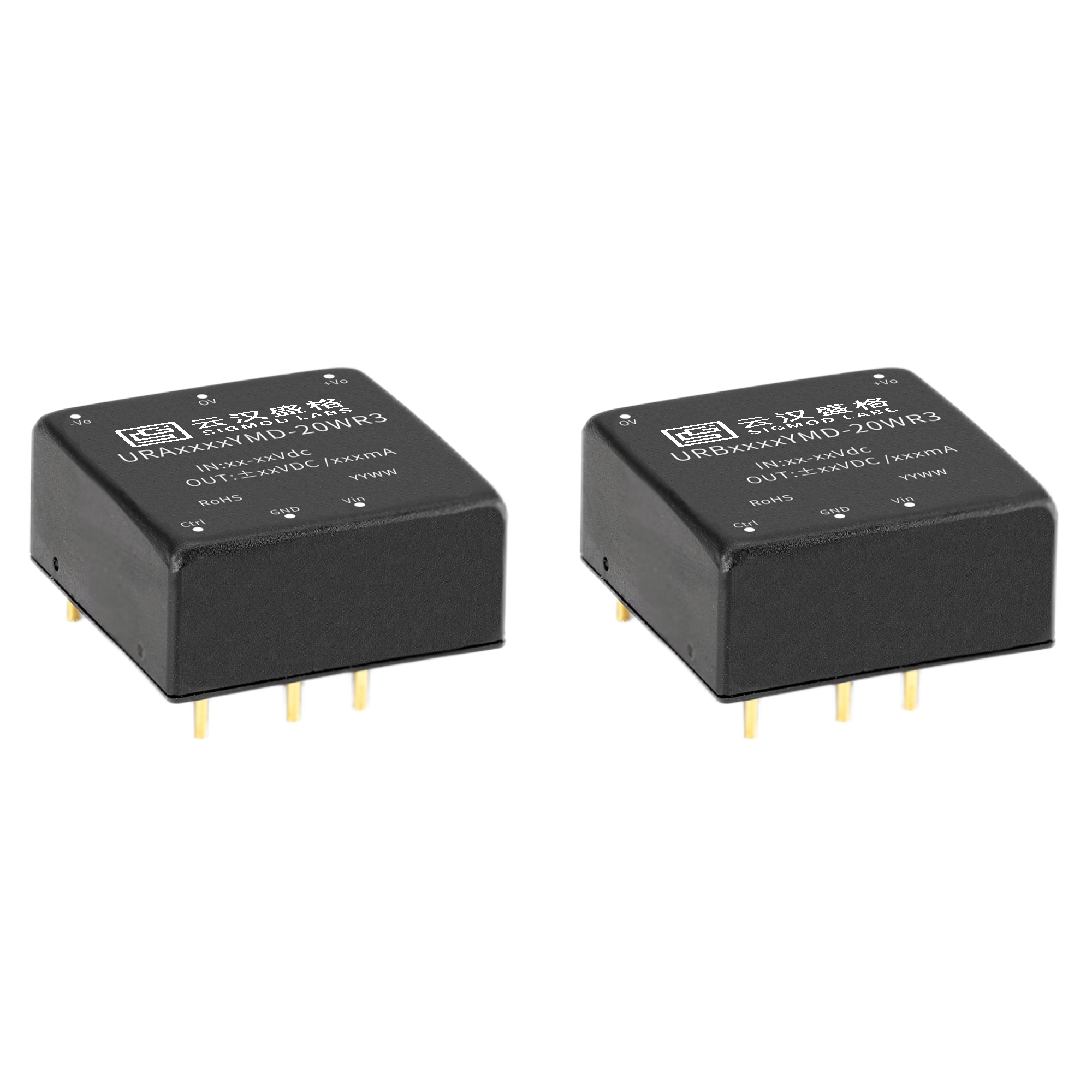SIGMOD LABS/云汉盛格 DC-DC模块 URA2412YMD-20WR3