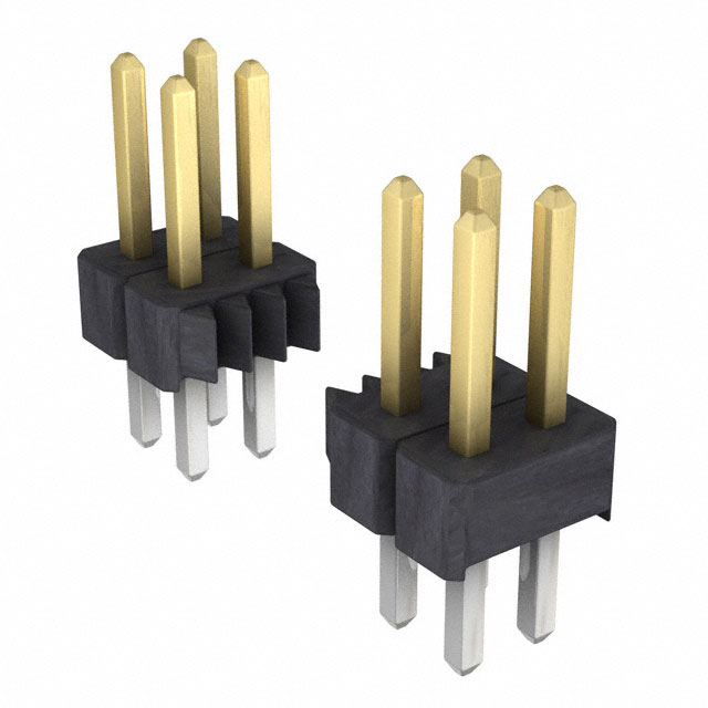 PRECI-DIP 矩形连接器 - 针座 - 公插针 892-18-080-10-001101