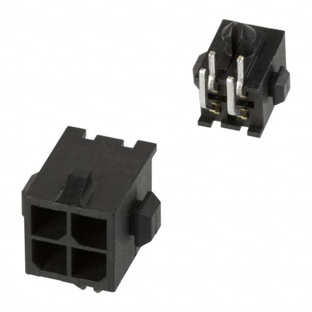 TE CONNECTIVITY 矩形连接器 - 针座 - 公插针 3-794620-4