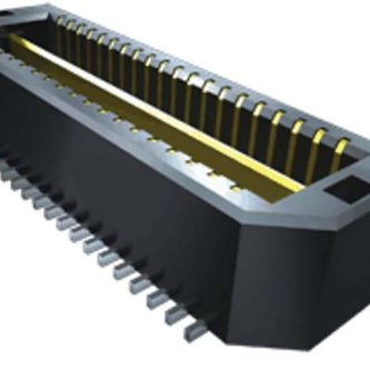 SAMTEC 矩形连接器 - 阵列/边缘型/夹层式（板对板） QTE-028-01-L-D-DP-A