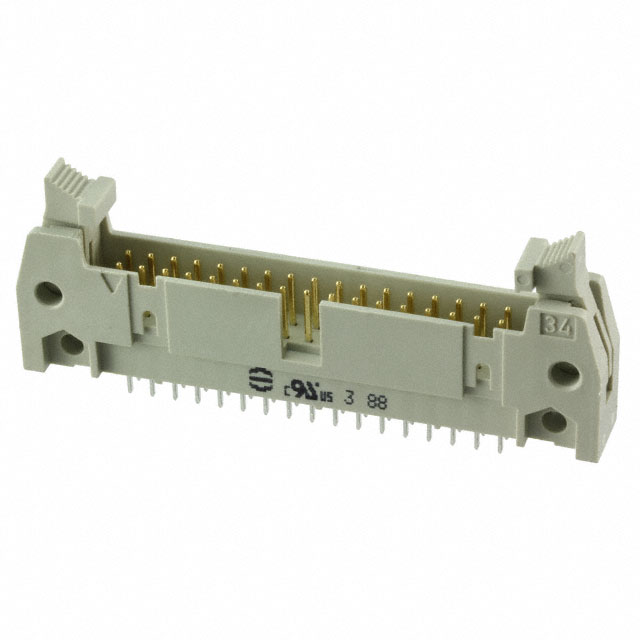 HARTING 矩形连接器 - 针座 - 公插针 09185347914