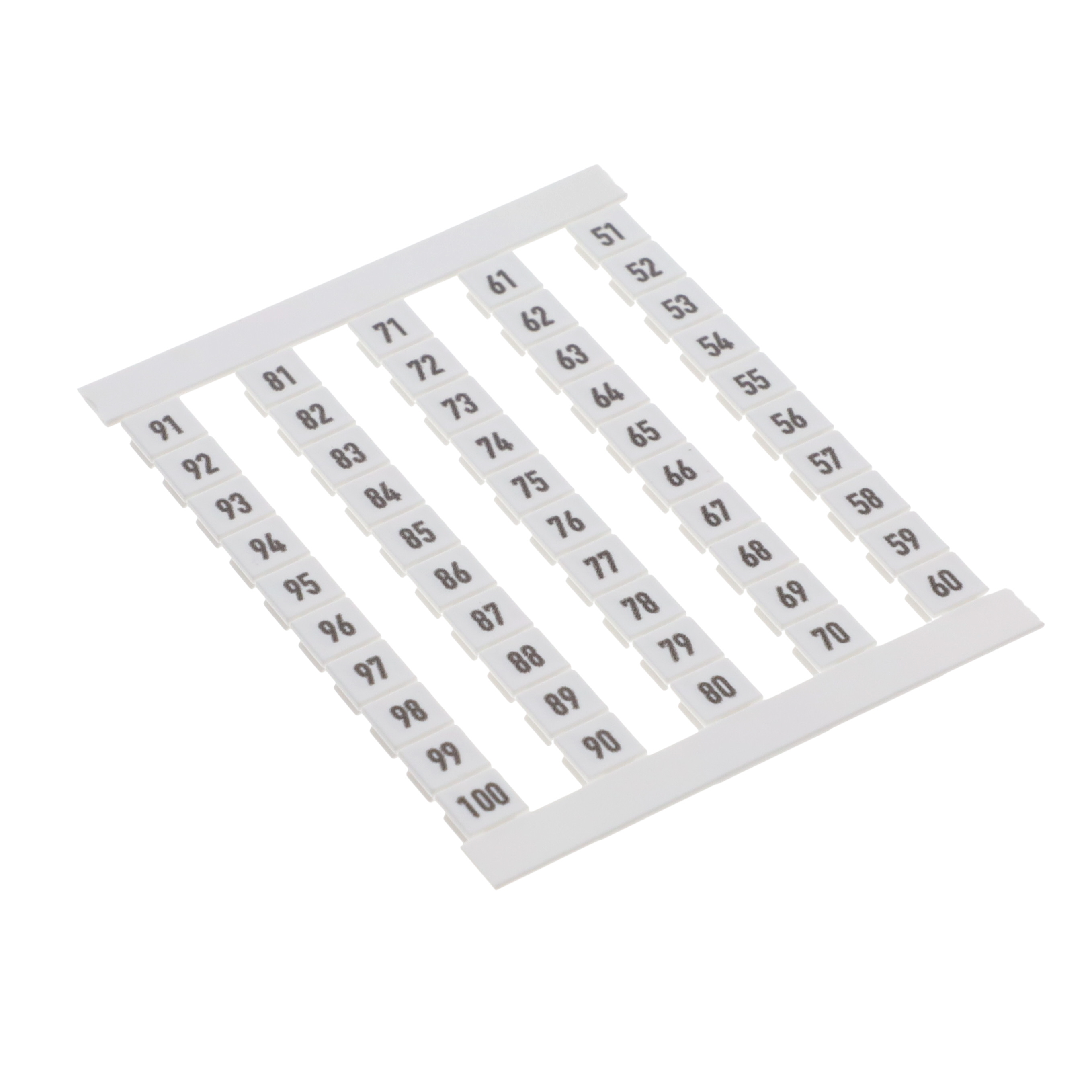 WEIDMüLLER 接线座- 配件 - 标记条 0473560051