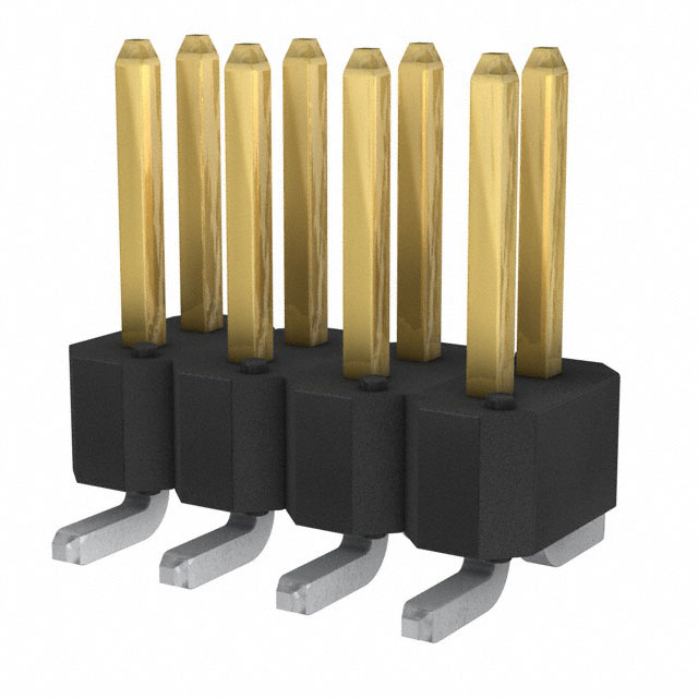 AMPHENOL 矩形连接器 - 针座 - 公插针 95278-101-08LF