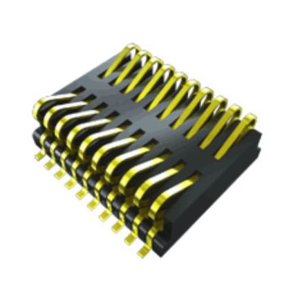 SAMTEC 矩形连接器 - 板垫片/叠接器（板对板） FSI-120-03-G-D-AD