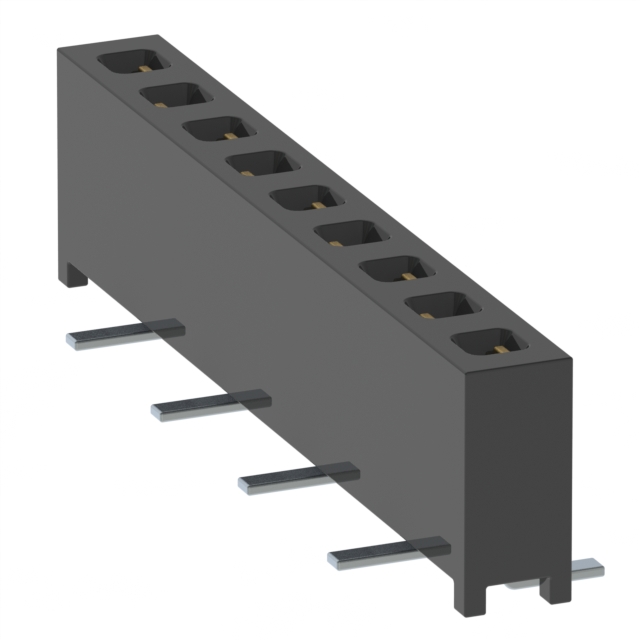 SAMTEC 矩形连接器 - 针座 - 插座/母插口 MMS-109-02-LM-SV-P-TR