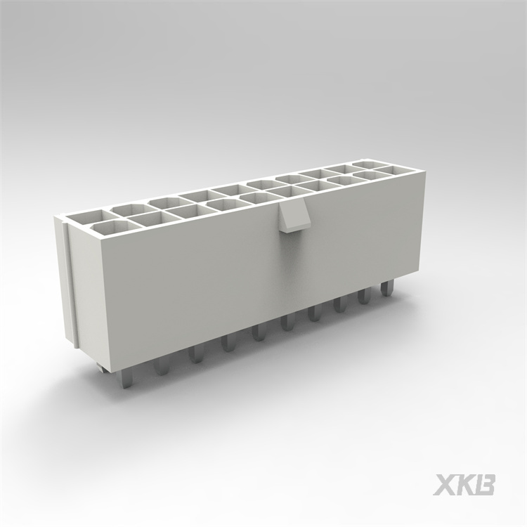 XKB CONNECTIVITY/中国星坤 矩形连接器 - 针座 - 公插针 X9357WV-2x10-N2SN