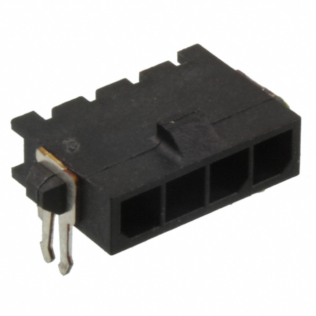 TE CONNECTIVITY 矩形连接器 - 针座 - 公插针 2-1445054-4