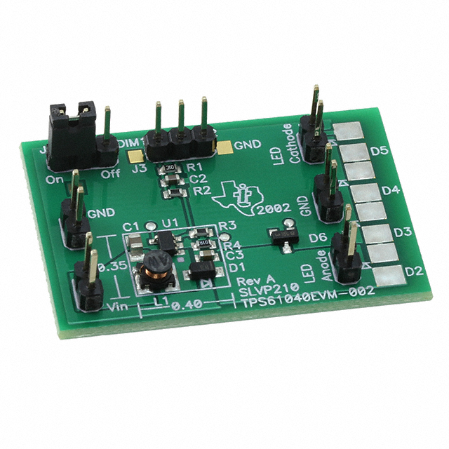 TEXAS INSTRUMENTS LED驱动器 TPS61040EVM-002
