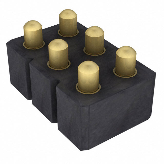 PRECI-DIP 矩形连接器 - 弹簧式 813-S1-006-30-014101