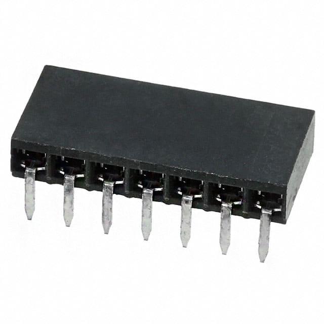 TE CONNECTIVITY 矩形连接器 - 针座 - 插座/母插口 535676-6