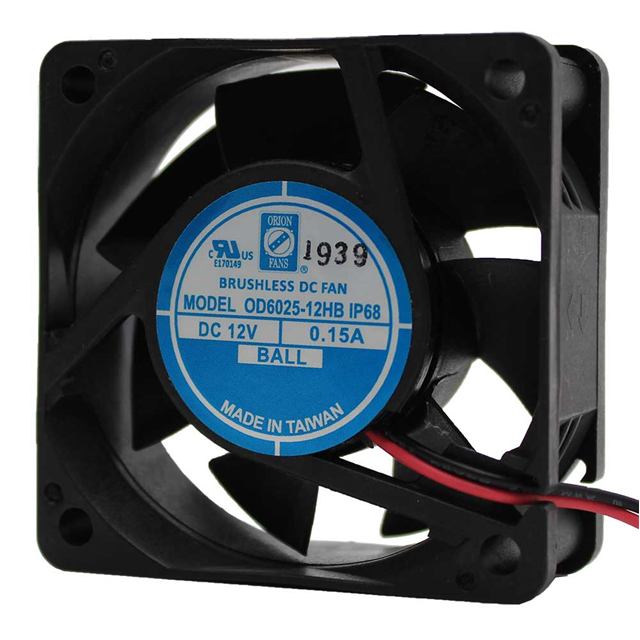 ORION FANS 风扇和热管理 OD6025-12MBIP68