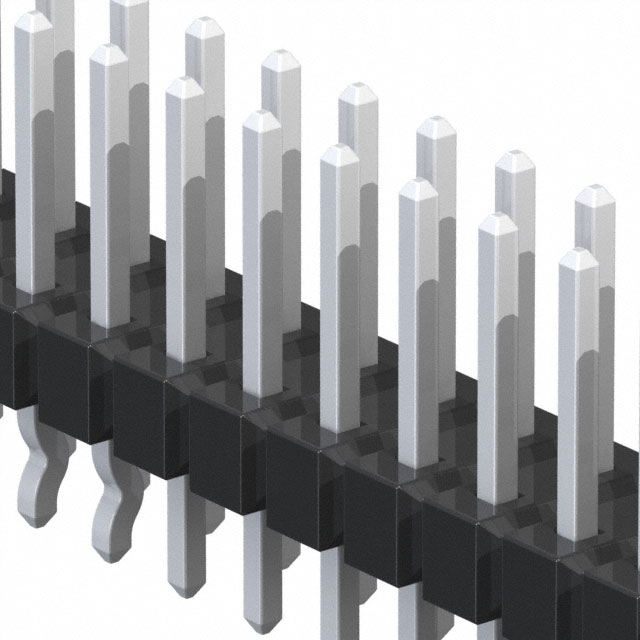 MOLEX 矩形连接器 - 针座 - 公插针 0702871041