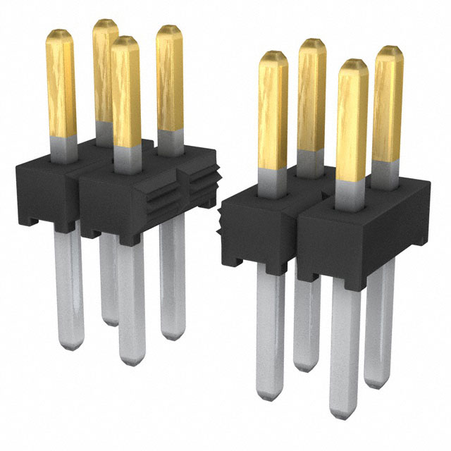 SAMTEC 矩形连接器 - 针座 - 公插针 TMM-129-02-S-D