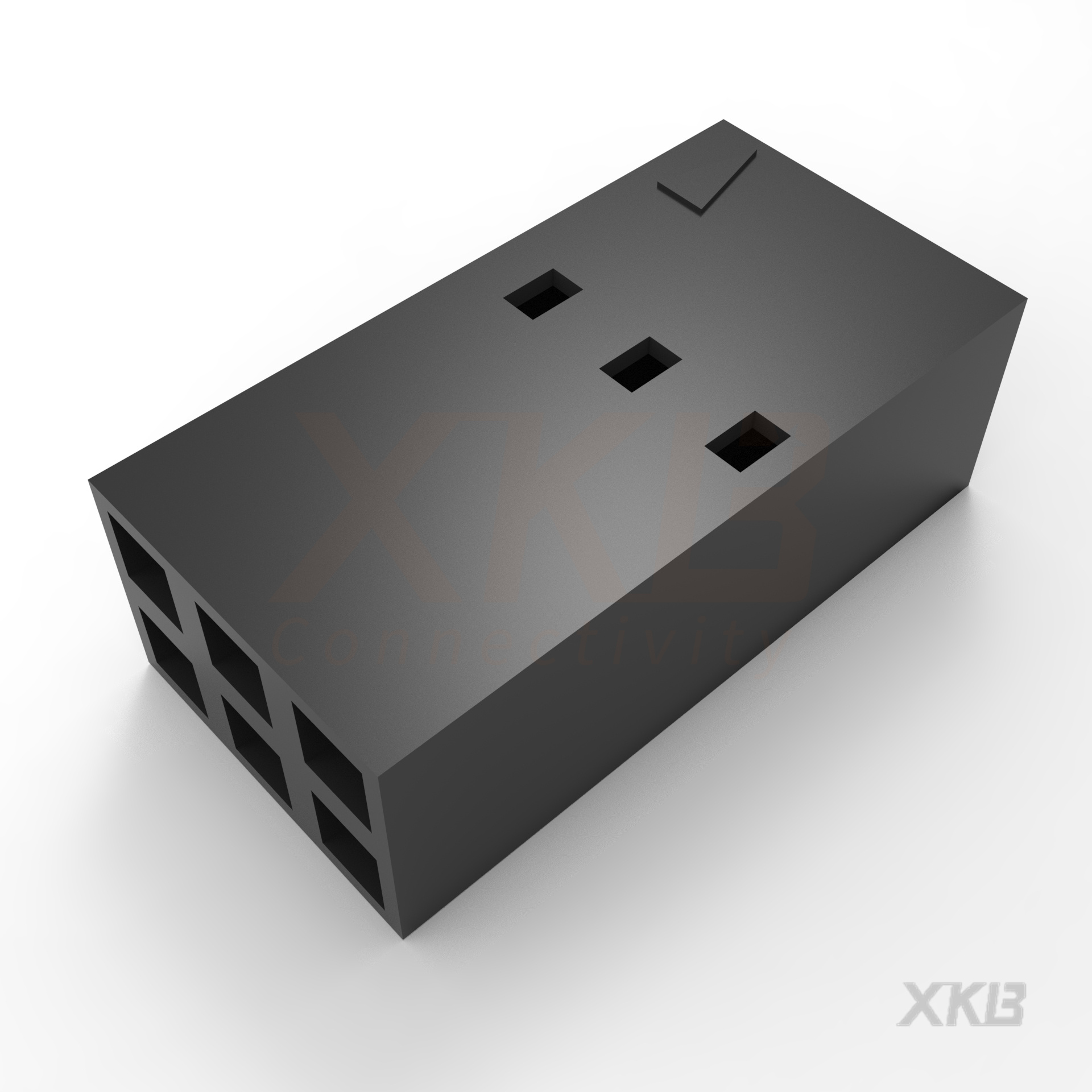 XKB CONNECTIVITY/中国星坤 矩形连接器 - 板载/直接线对板 X9555H-2x03E3-PT