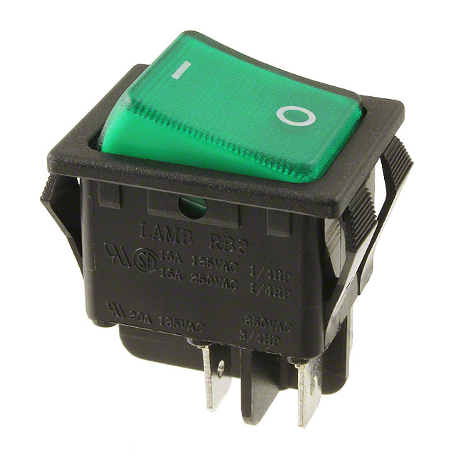 E-SWITCH 翘板开关 RB242D102R-137
