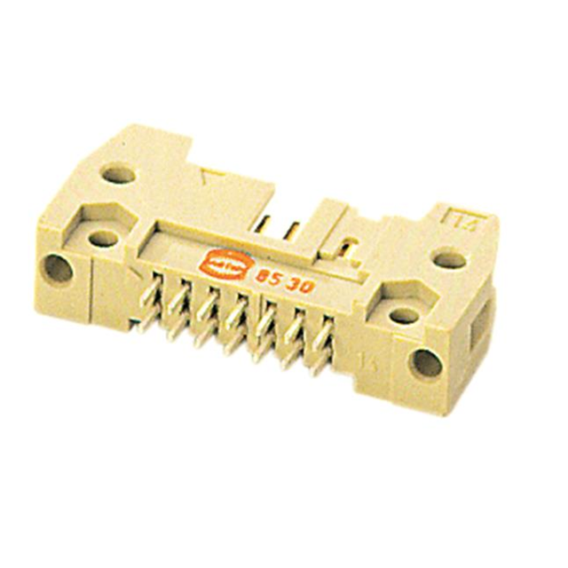 HARTING 矩形连接器 - 针座 - 公插针 09195606904