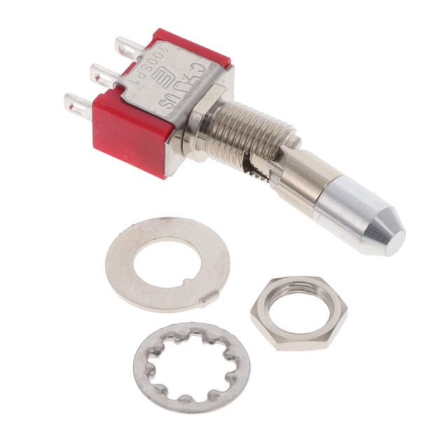 E-SWITCH 拨动开关 100SP1K2B25M1QEH