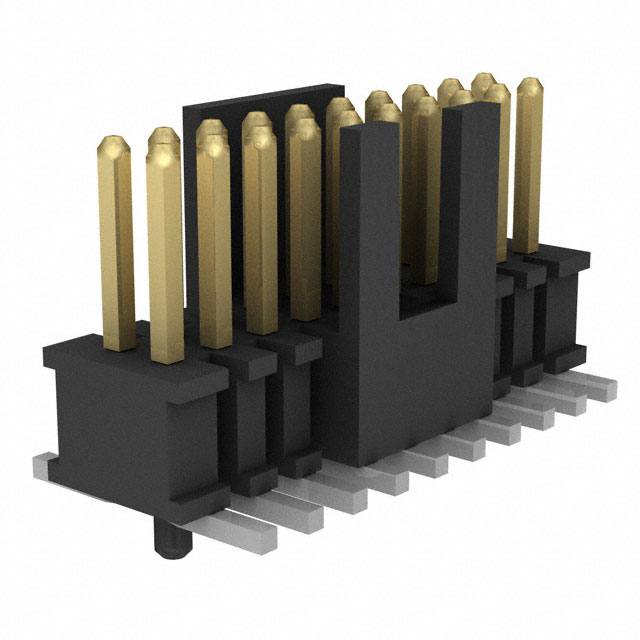 SAMTEC 矩形连接器 - 针座 - 公插针 FTSH-110-01-L-DV-K-A